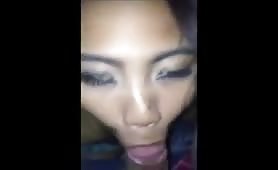 Asian gf sucking