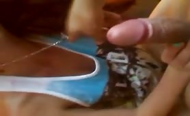 Redhead Babe Sucks and Fucks