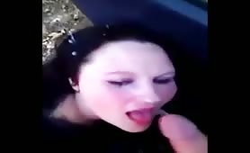 Pull over and cum on my face