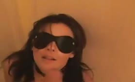 Submisive french milf waits for his cum