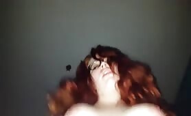 Busty redhead teen loves to fuck hard