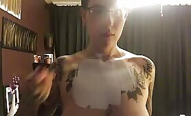 Topless ASMR Body Painting